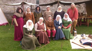 Garrison members at Chepstow Castle